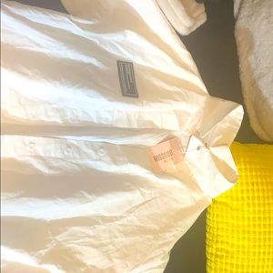Button up White missguided blouse